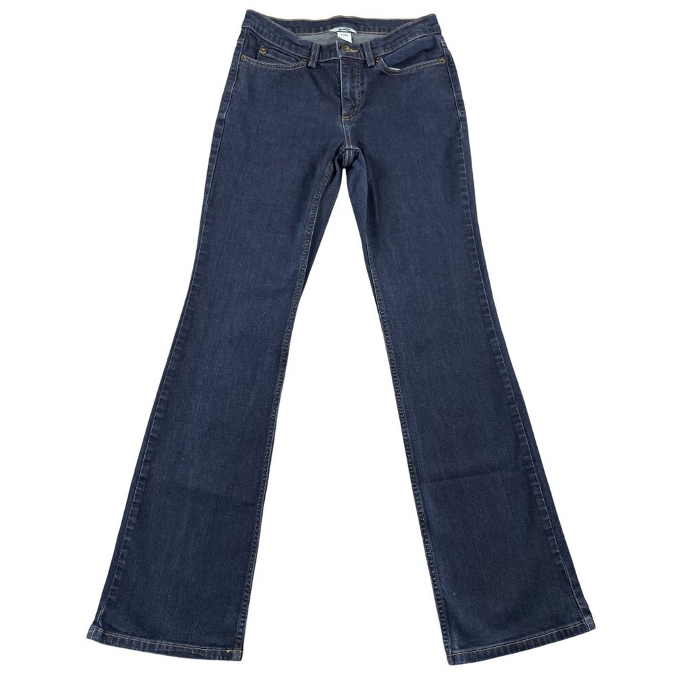 Duluth Trading Co Jeans Womens 4 x 33 Blue Daily Denim Bootcut Jeans